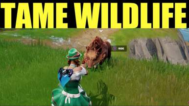 Just how to tamed wild animals in Fortnite