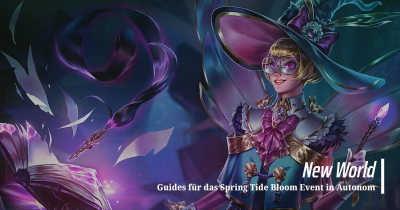 Guides für das New World Spring Tide Bloom Event in Autonom