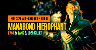 POE 3.21 Manabond Hierophant 500D All-Arounder Build | Fast & Tank & Uber Killer