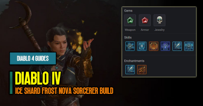 Diablo 4 Power of the Ice Shard Frost Nova Sorcerer Build