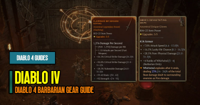 Diablo 4 Barbarian Gear Guide: Stats, Priorities, and Item Recommendations
