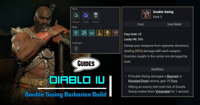 Diablo 4 Farming Nightmare Dungeons Double Swing Barbarian Build