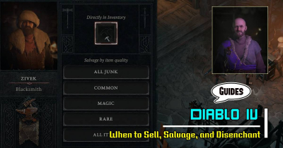 When to Sell, Salvage, and Disenchant Diablo 4 Items Guides