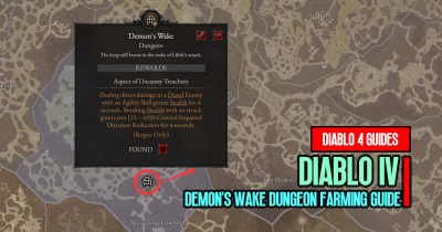 Diablo 4 Demon's Wake Dungeon: The Ultimate XP and Gold Farm Guides