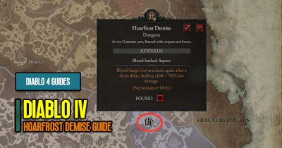 Diablo 4 Hoarfrost Demise Guide: Power of Dungeon for XP and Gold Farming