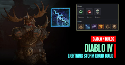 Diablo 4 Hight Damage Output Lightning Storm Druid Build