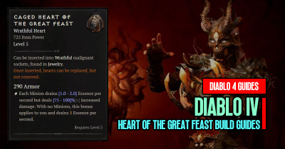 Diablo 4 The Necromancer Wrathful Heart of the Great Feast Build Guides