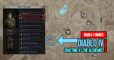 Diablo 4 Elixirs Guide: Crafting and Upgrading Potions at The Alchemist