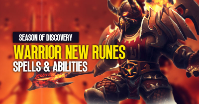 WoW Season of Discovery Warrior New Runes: Spells and Abilities 