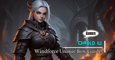 Diablo 4 S2 Rogue Legendary Weapon Windforce Unique Bow Guides