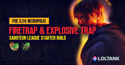 PoE 3.24 Firetrap & Explosive Trap Saboteur League Starter Build