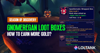 How to earn more Gold with Gnomeregan Loot Boxes in Season of Discovery?