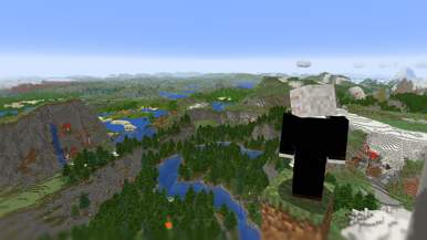 Beyond the clear horizon!
 Minecraft Mod to enhance drawing distance is on sale-Performance improvement effect