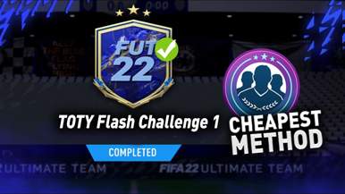 FIFA 22, DCE was Flash Toty Challenge Solution