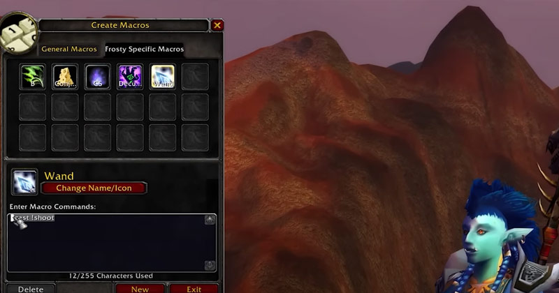 WOW Classic Hardcore Mage Macrosa Addons Screenshot