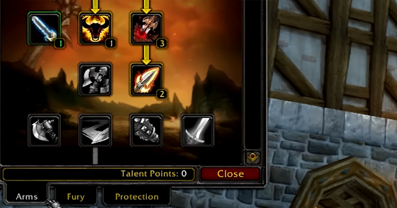 WOW Hardcore Classic Talent Builds Screenshot