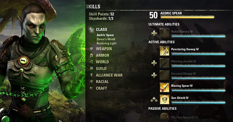 ESO Arcanist Skill Line