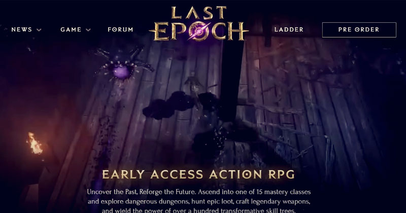 Last Epoch Early Access Action RPG
