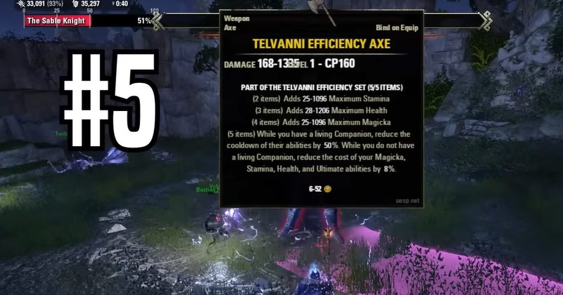 ESO Telvanni Efficiency