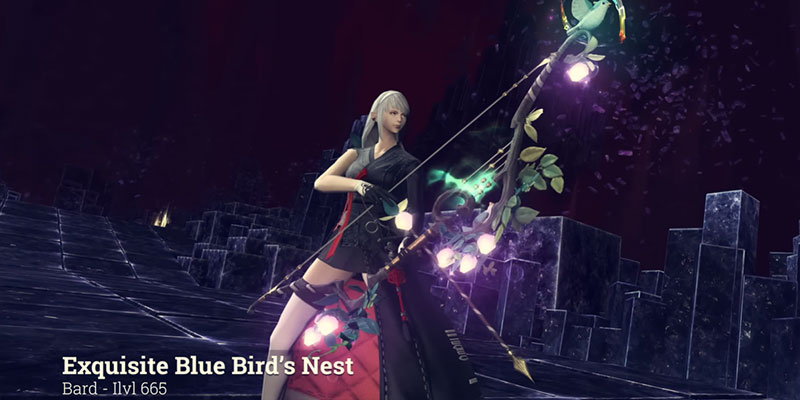Exquisite Blue Bird's Nest Weapon