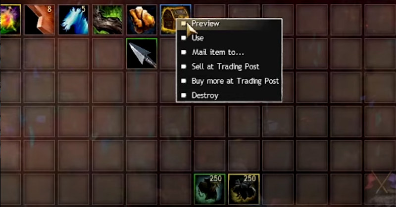 Guild Wars 2 handle the upgrades on gear using an upgrade extracto