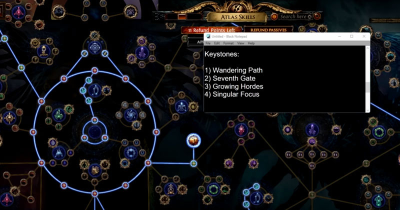 POE 3.22 Keystones Explained Screenshot