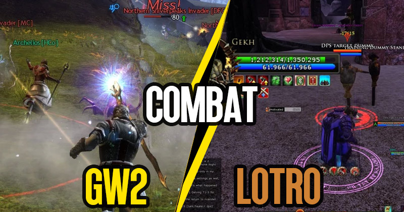 GW2 VS LOTRO Combat