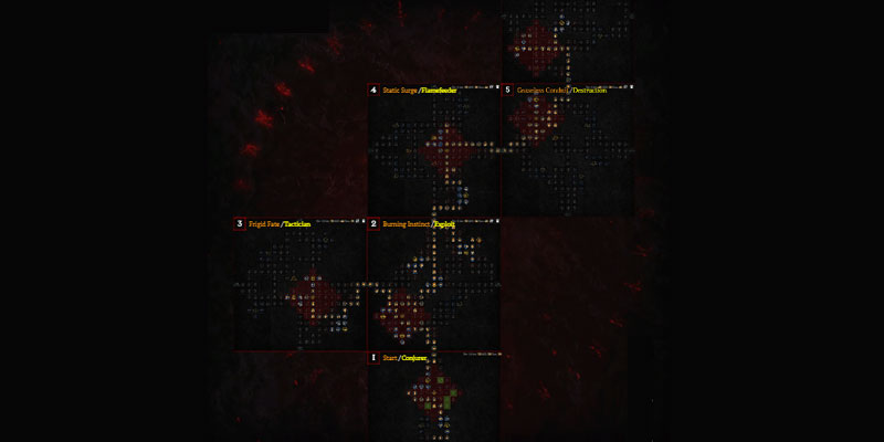 Diablo 4 Season 1 Chain Lightning Hydra Oculus Stun Sorcerer Build Paragon Board Screenshot