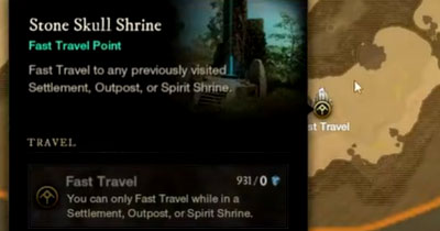 New World Stone Skull Shrine Map