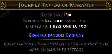 POE 3.22 Journey Tattoo of the Makanui Screenshot