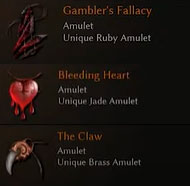 Unique Amulets