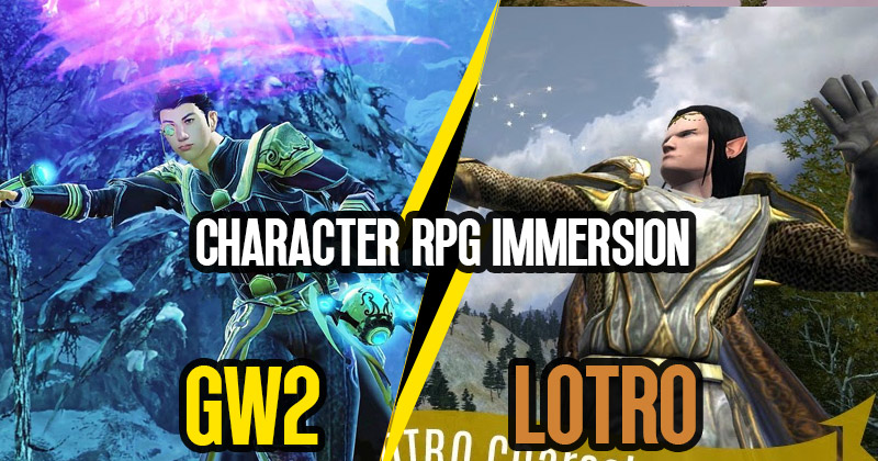 GW2 VS LOTRO Character RPG Immersion