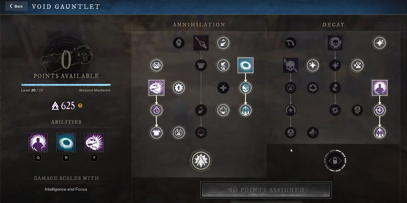 New World Rapier & Void Gauntlet Melee PVE Builds Attributes Screenshot