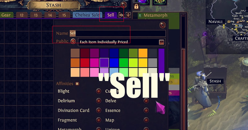 Path of Exile  Selling Items in Trading
