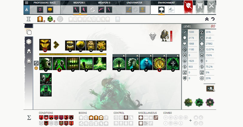 Guild Wars 2 Scourge Light Armor Build Screenshot