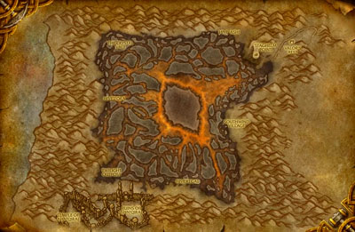 WOW Silithus Map