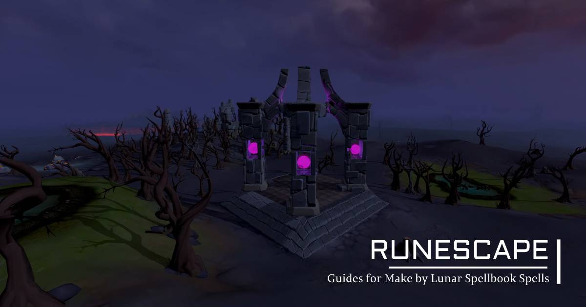 Guides for Make Runescape Gold by Lunar Spellbook Spells