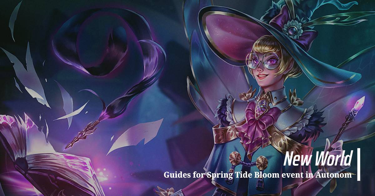 Guides for the New World Spring Tide Bloom event in Autonom