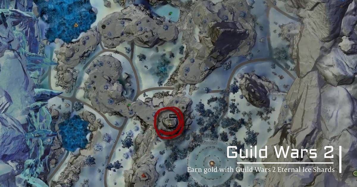 Guild Wars 2 Eternal Ice Shards Make Gold and Sky Scale mount