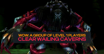 How can a group of level 1 players Clear Wailing Caverns in WOW?