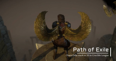 Path of Exile Chaos Orbs Stack to 20 in Crucible League