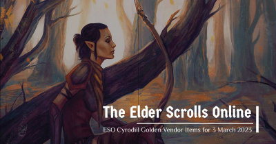 Latest ESO Cyrodiil Golden Vendor Items for 3 March 2023