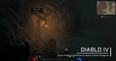 Farm Diablo 4 Gold Fast in Anica's Claims Dungeon