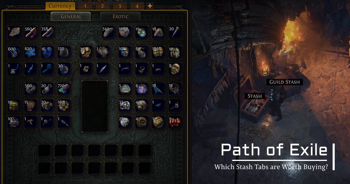Which Path of Exile Stash Tabs are Worth Buying?