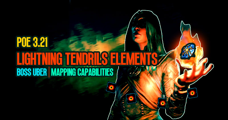 POE 3.21 Phantasmal Lightning Tendrils Elementalist | Boss Uber | Mapping Capabilities