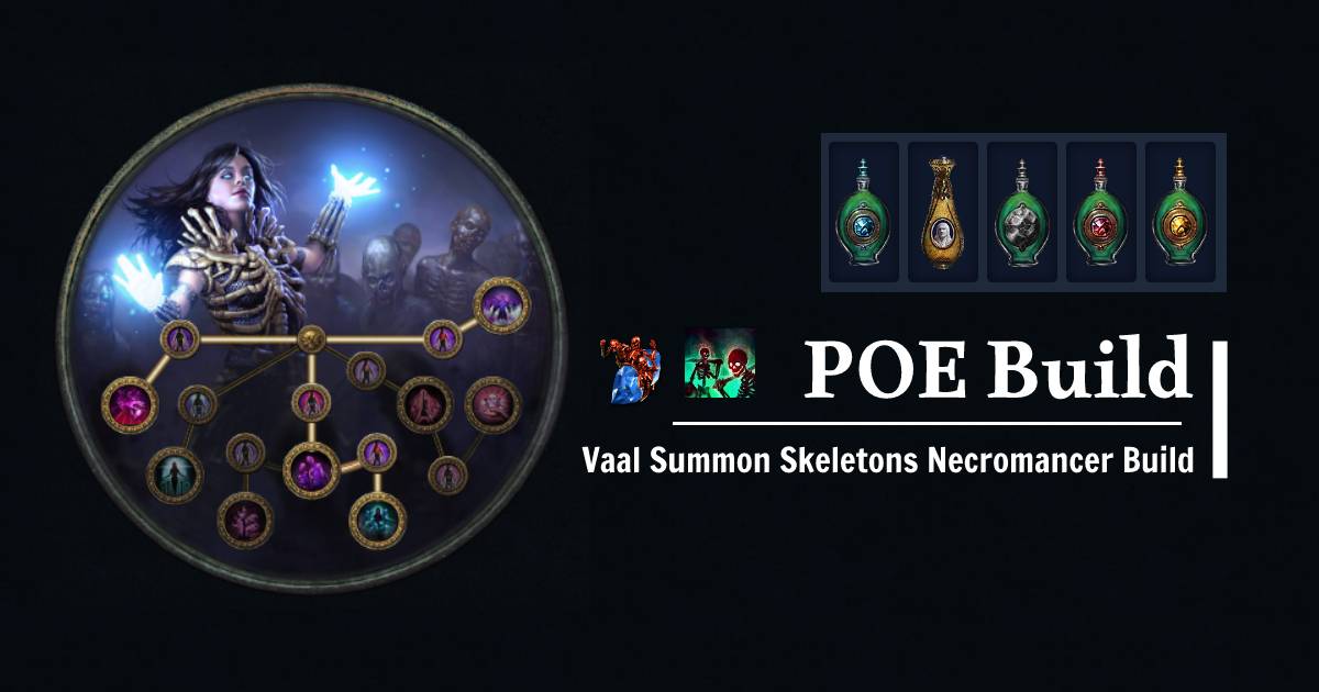 PoE 3.21 Tanky CI Vaal Summon Skeletons Necromancer Build