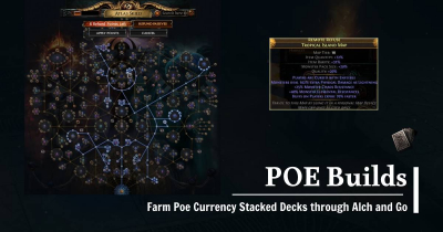 Farm Poe Currency Stacked Decks through Alch and Go Guides