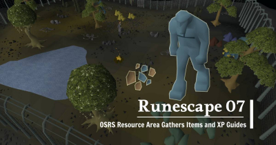 OSRS Resource Area Gathers Items and XP Guides