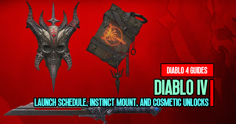 Diablo 4 Preload Times, Launch Schedule, Instinct Mount, and Cosmetic Unlocks
