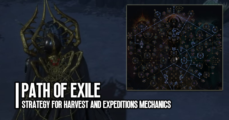 Farming Poe Divine Orbs strategy for Harvest and Expeditions Mechanics